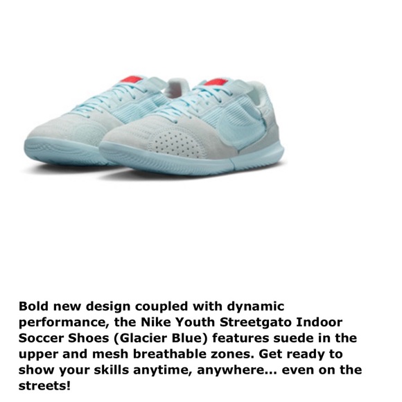 Nike Glacier Blue (blue/grey) Streetgato Indoor Soccer Shoe - Picture 7 of 7